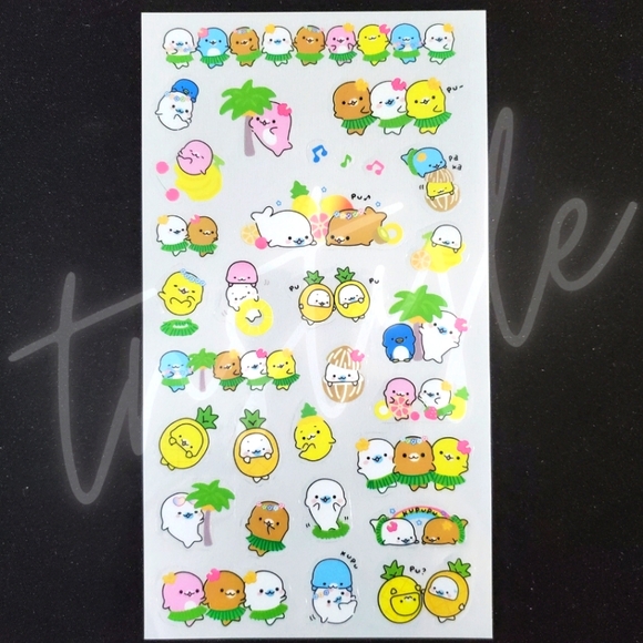 ⭐️3/$20⭐️ Adorable Mamegoma Transparent Sticker Sheets - Picture 7 of 7